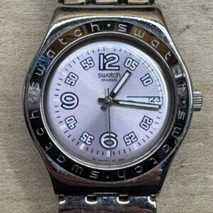 Swatch Irony SR726SW Stainless steel watch - PINK Dial -